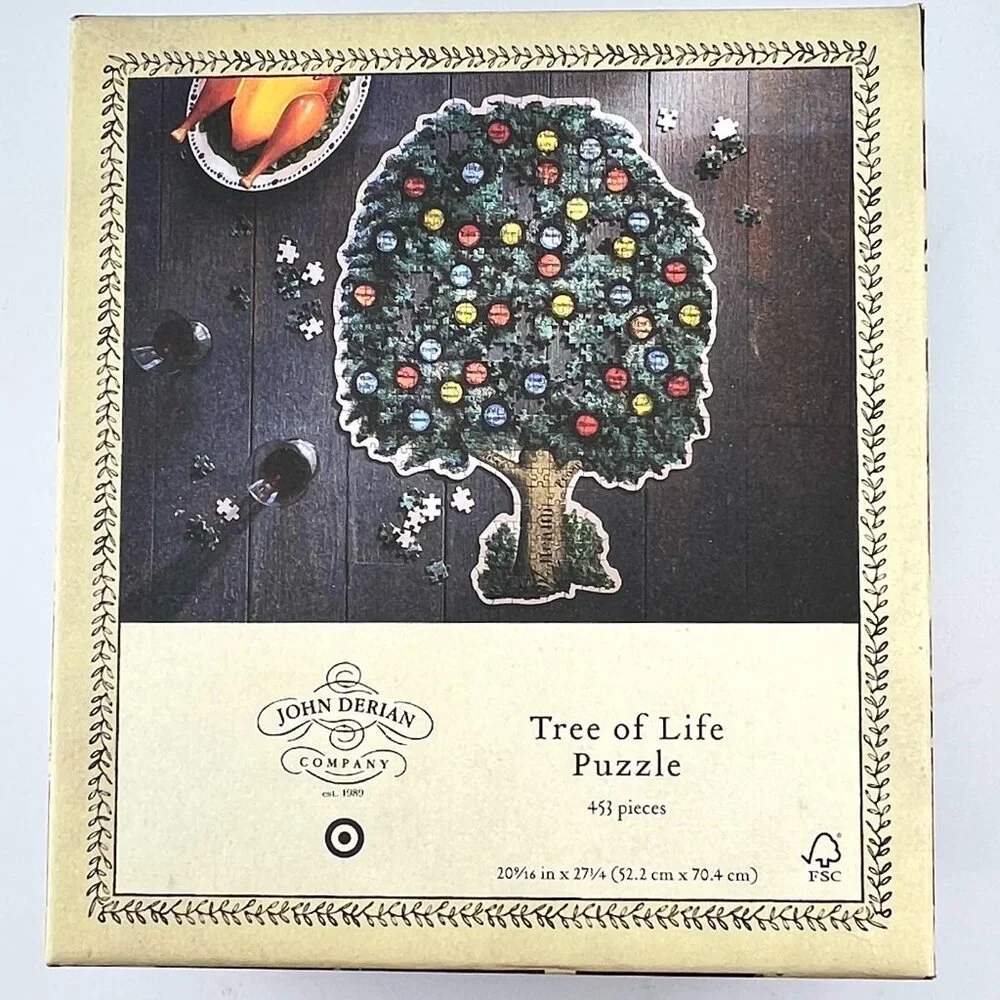 John Derian for Target 2025 Tree of Life Puzzle 452 Pieces Open Complete